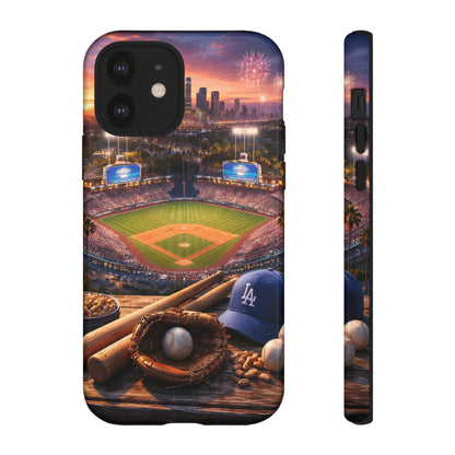 Baseball Sunset Stadium Phone Case LA Game Day Sports Aesthetic Case