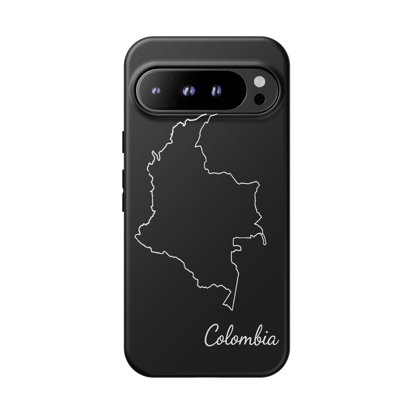 Colombia Outline Phone Case – Minimal Country Map Tough Case (iPhone, Samsung, Pixel)