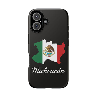 Michoacán Mexico Flag Map Phone Case | Mexican American Pride Tough Case for iPhone & Samsung
