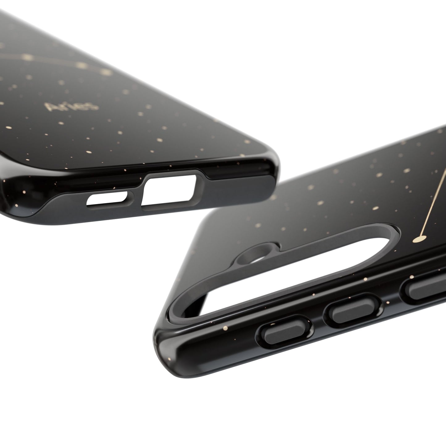Aries Zodiac Constellation Phone Case – Luxe Gold Celestial Cover