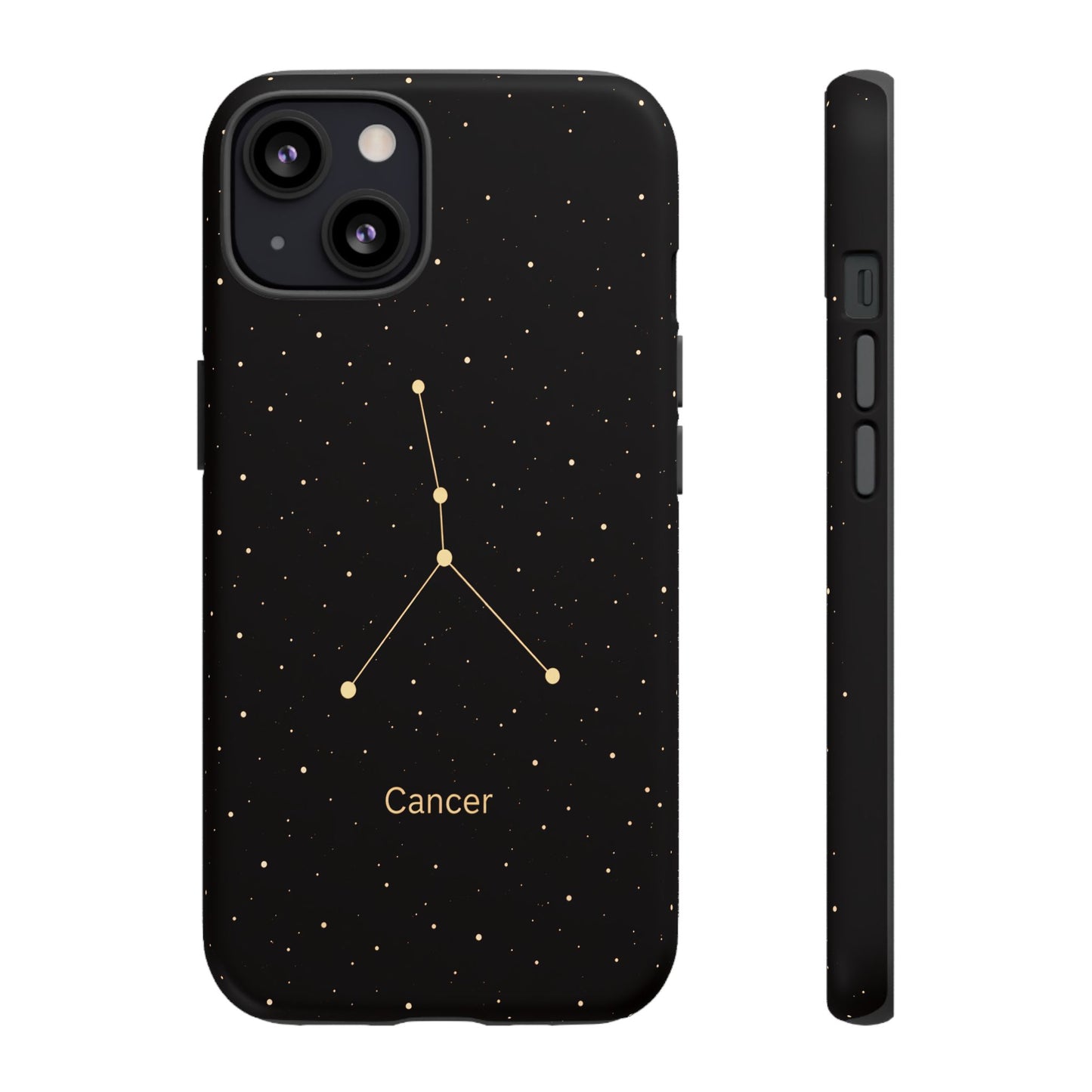 Cancer Zodiac Constellation Phone Case – Luxe Gold Celestial Cover