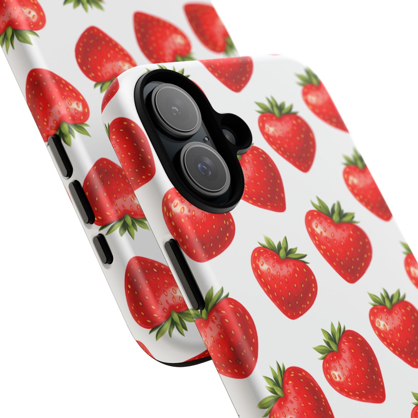 Cute Strawberry Phone Case – Aesthetic Fruit Pattern Protective Cover for Iphone, Samsung Galaxy and Pixel