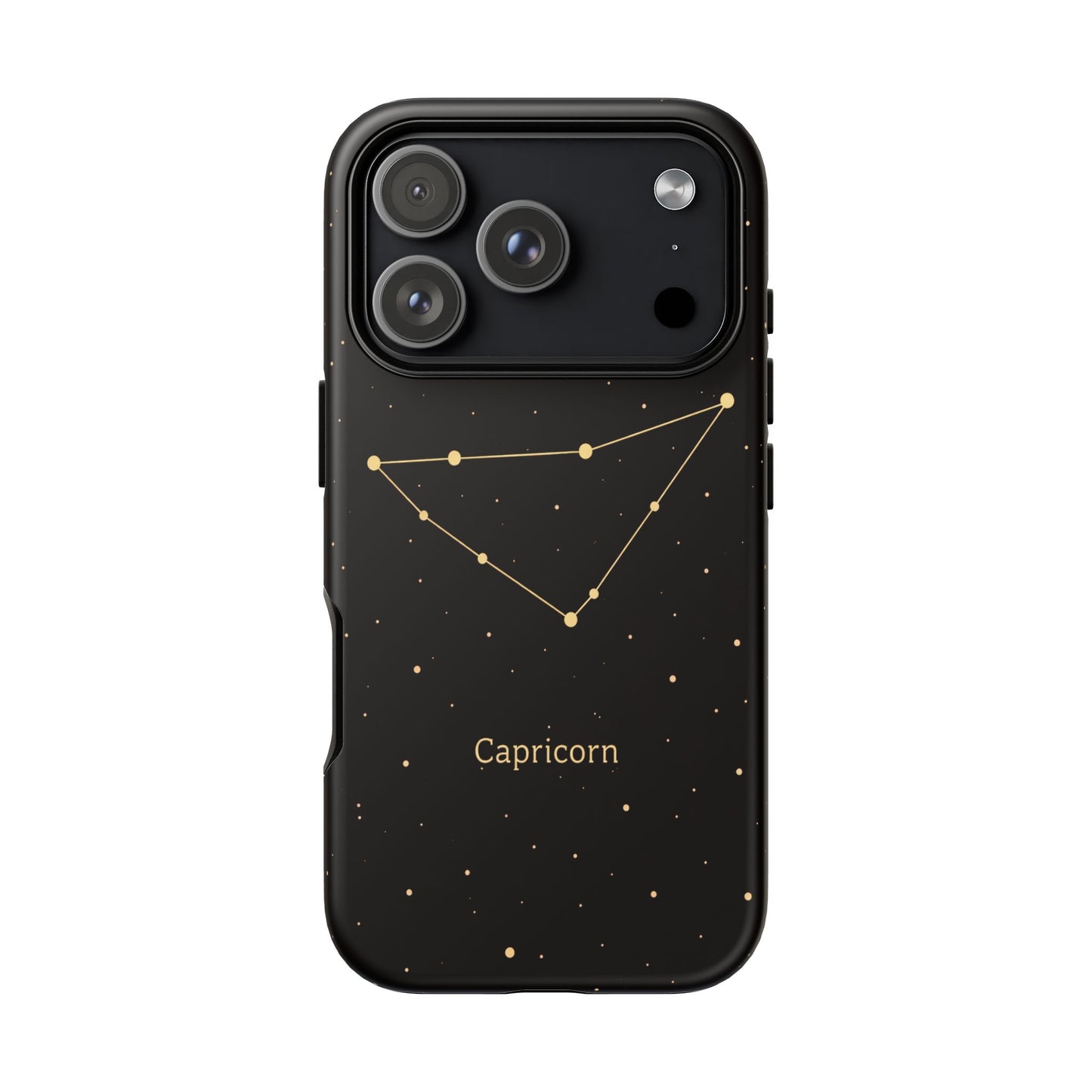 Capricorn Zodiac Constellation Phone Case – Luxe Gold Celestial Cover