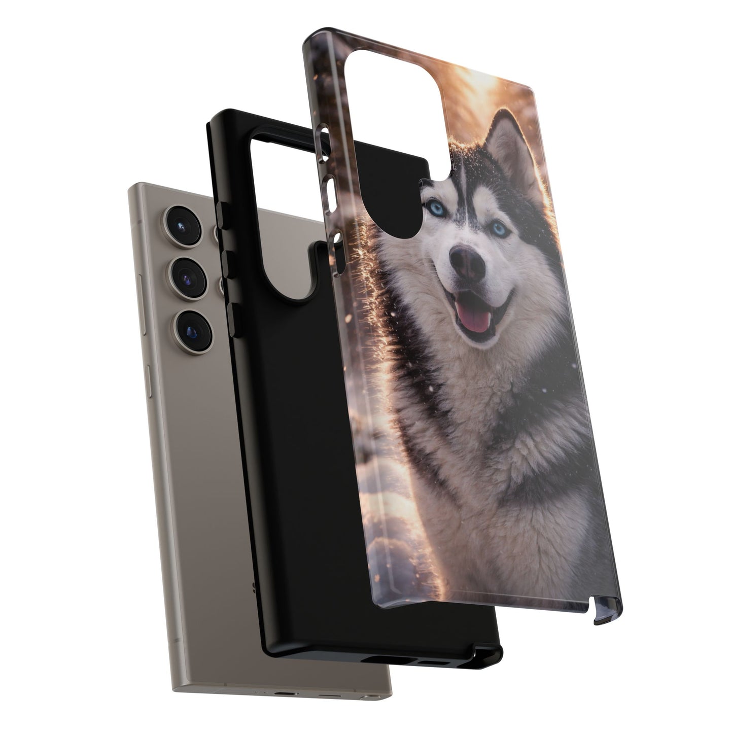 Siberian Husky Tough Phone Case | Blue Eyes Dog Cover Protective iPhone Case