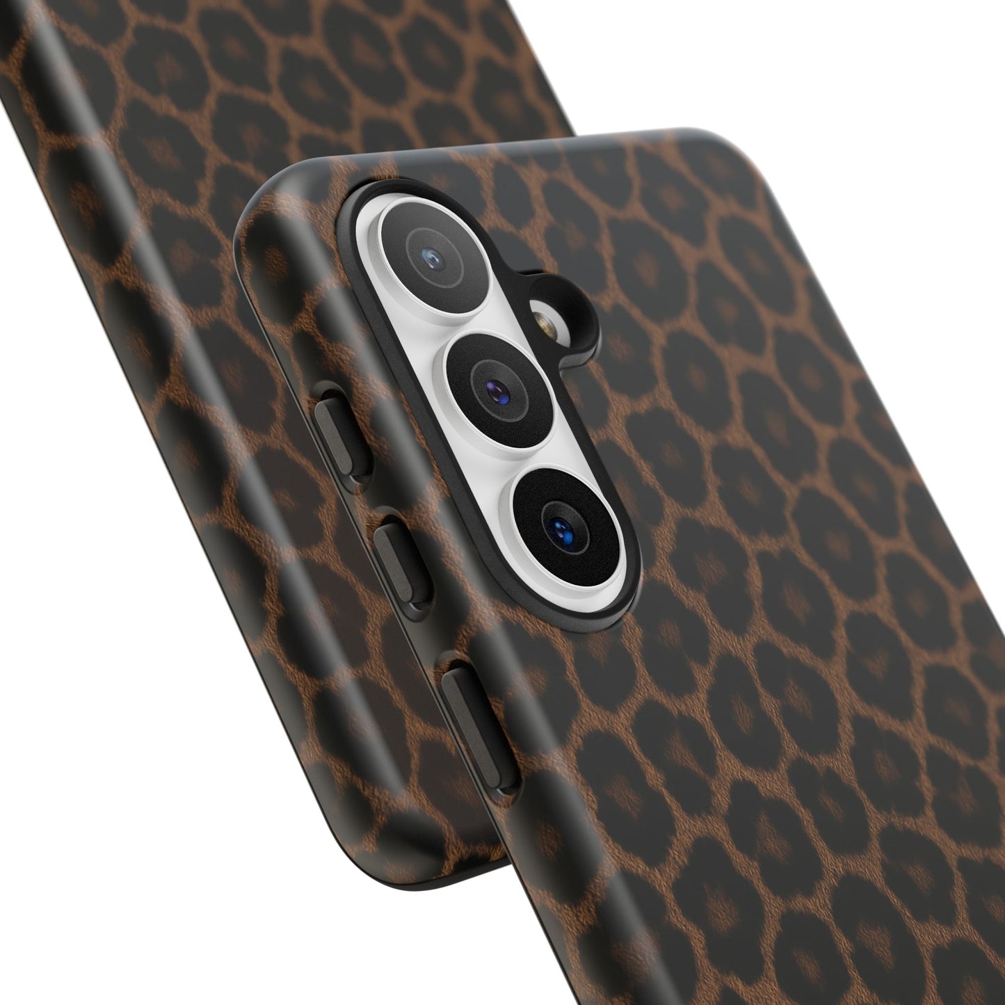 Brown Leopard Print Phone Case | Classic Animal Print Aesthetic Tough Protective Case