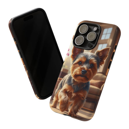 Yorkshire Terrier Phone Case – Cute Yorkie Puppy Tough Case (iPhone, Samsung, Pixel)