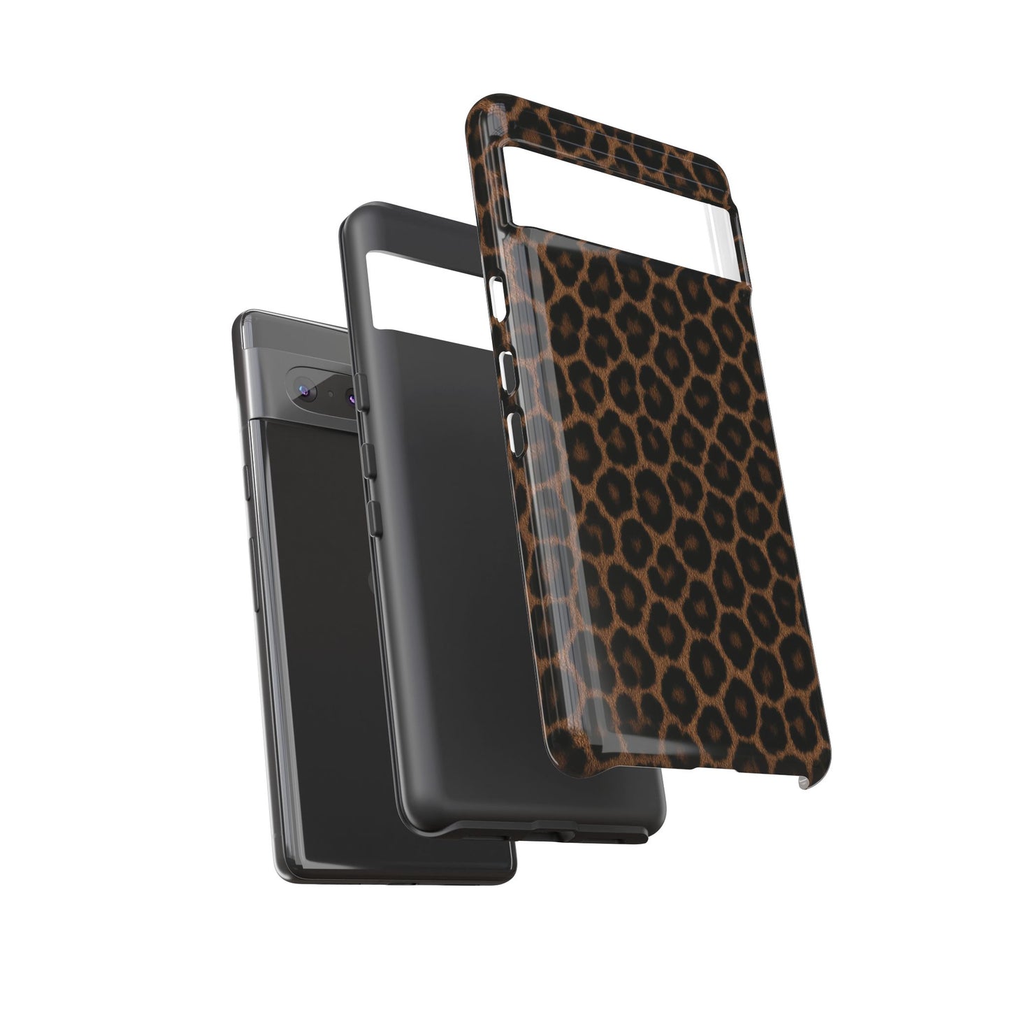 Brown Leopard Print Phone Case | Classic Animal Print Aesthetic Tough Protective Case