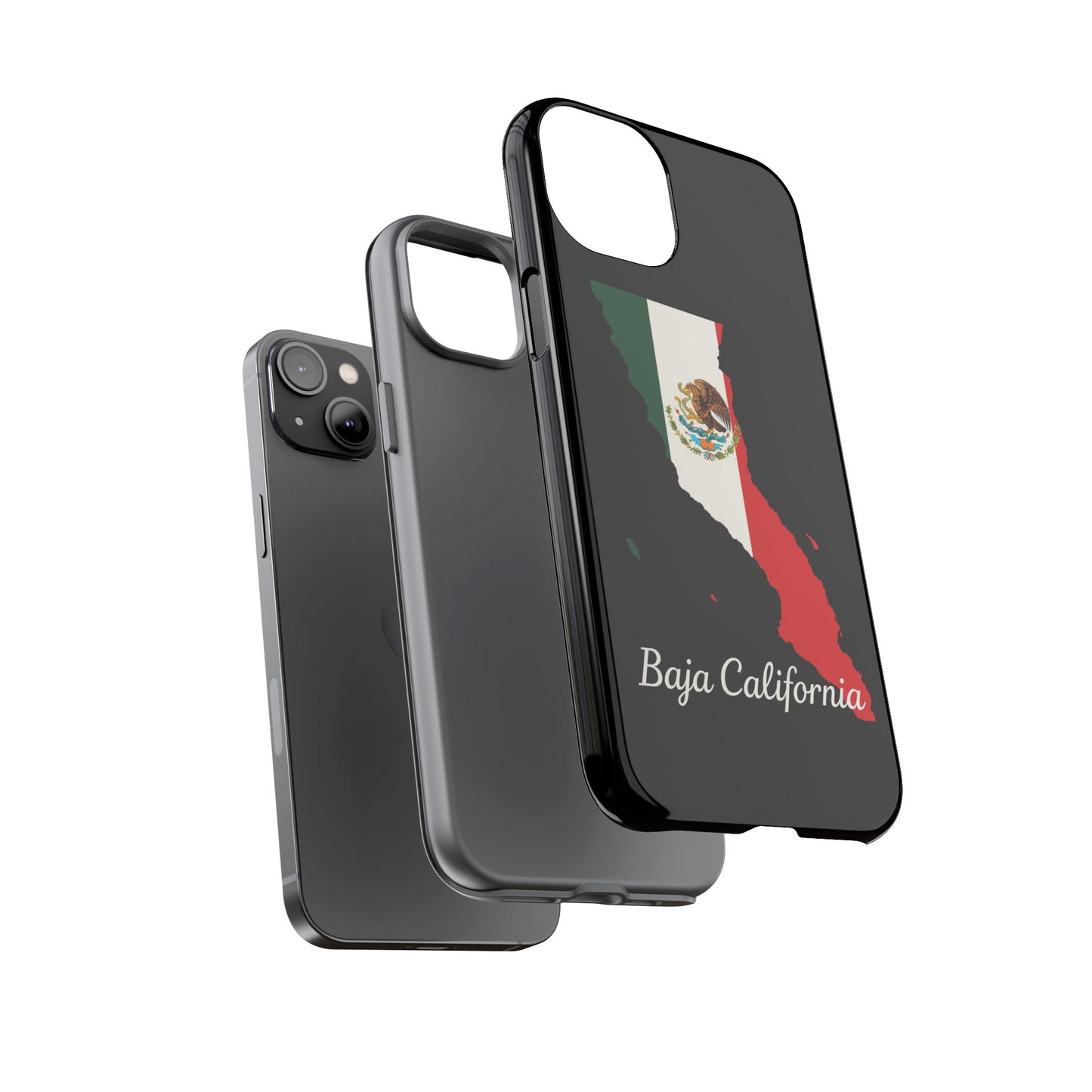 Baja California Mexico Flag Map Phone Case | Mexican American Pride Tough Case for iPhone & Samsung