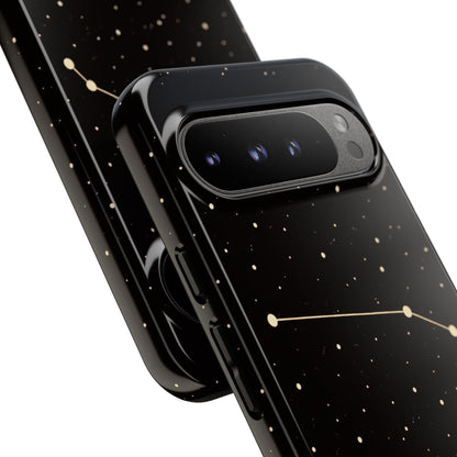 Aries Zodiac Constellation Phone Case – Luxe Gold Celestial Cover