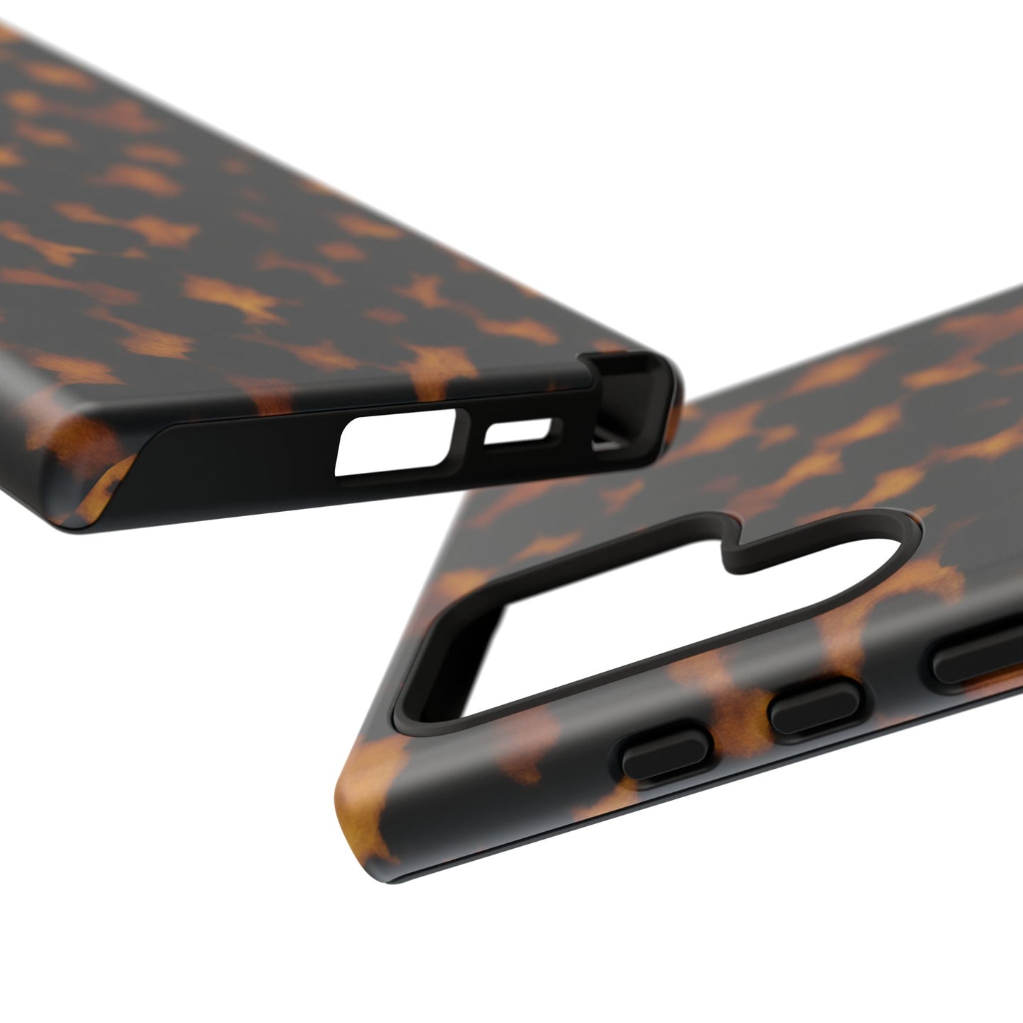 Tortoiseshell Phone Case – Brown Leopard Pattern Luxury Tough Protective Case