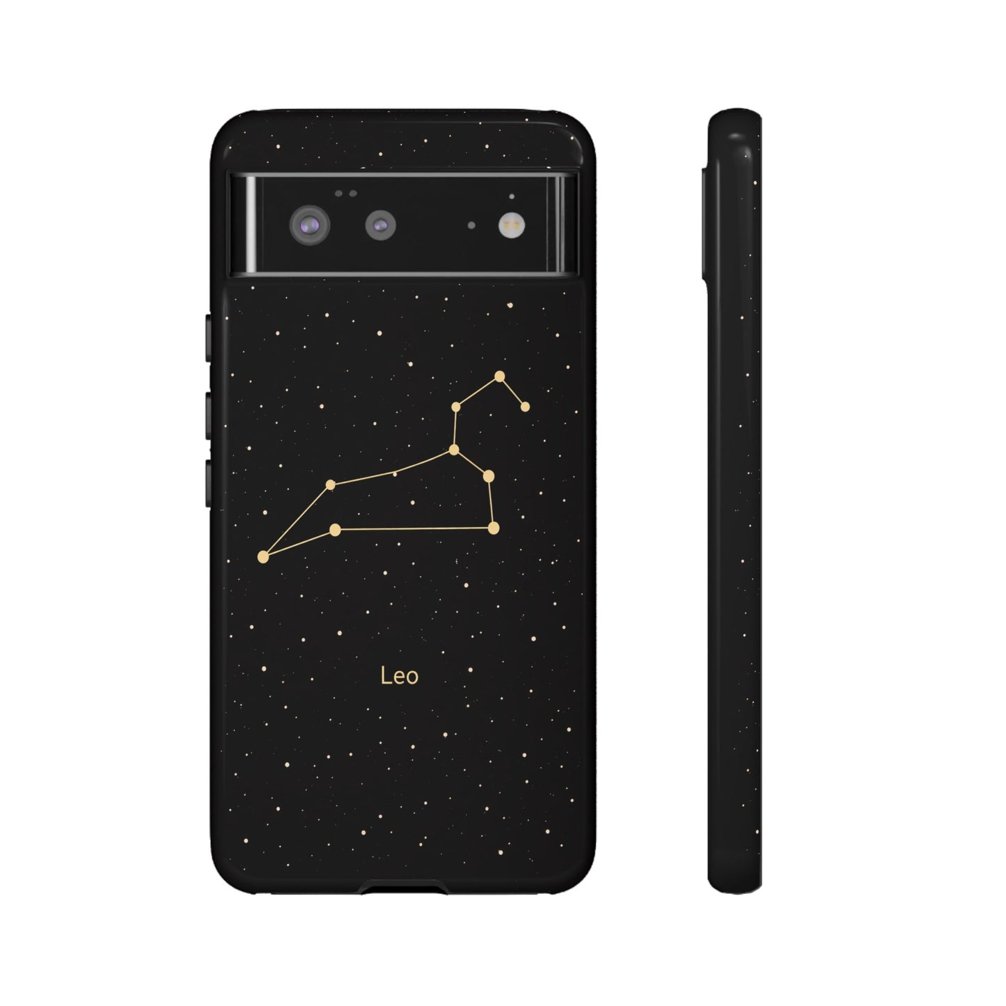 Leo Zodiac Constellation Phone Case – Luxe Gold Celestial Cover
