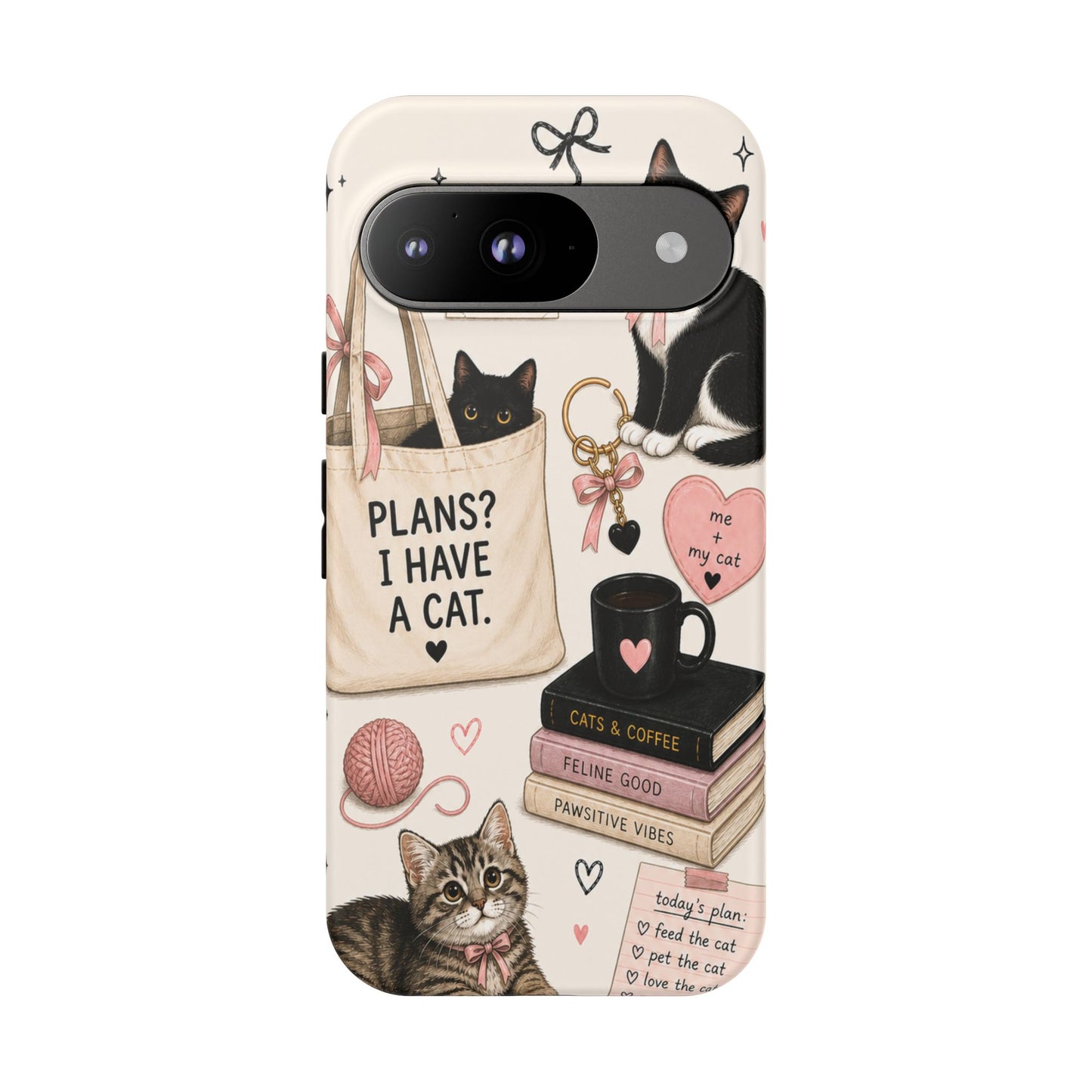 Cat Lover Phone Case | Plans? I Have A Cat Cute Aesthetic Cover