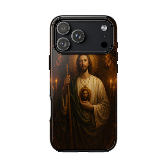 San Judas Phone Case Saint Jude Catholic Saint Religious Art Portrait Tough