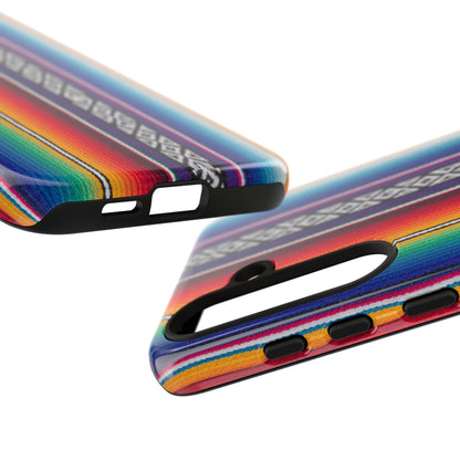Serape Stripe Phone Case – Colorful Mexican Blanket Pattern Tough Case