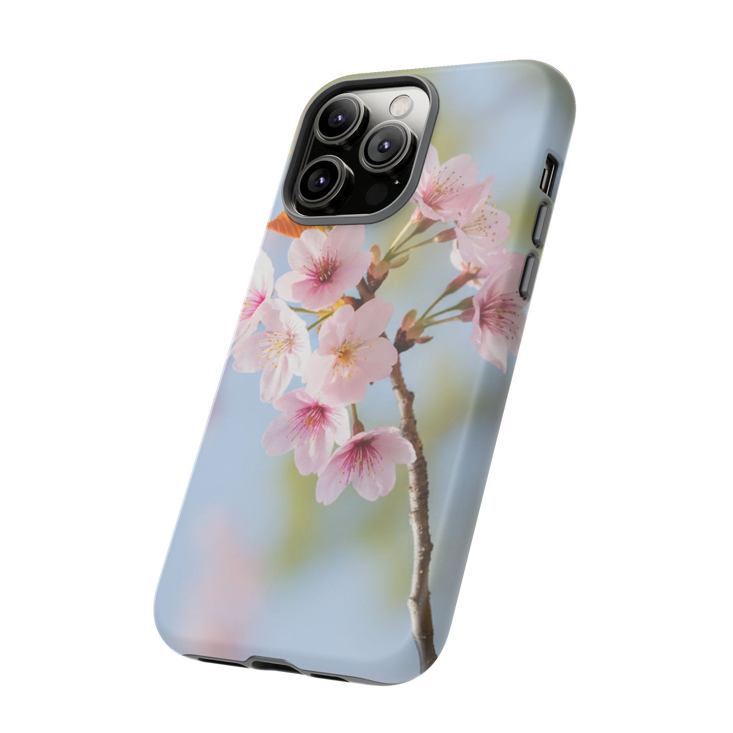 Cherry Blossom Phone Case – Pink Floral Tough Case (iPhone, Samsung Galaxy, Pixel)