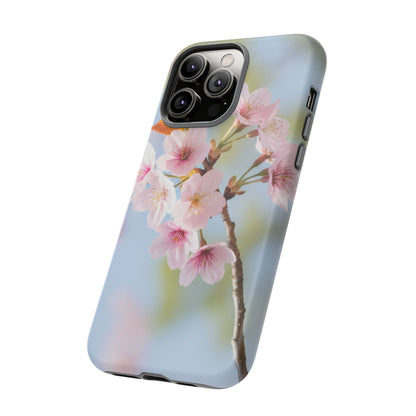 Cherry Blossom Phone Case – Pink Floral Tough Case (iPhone, Samsung Galaxy, Pixel)