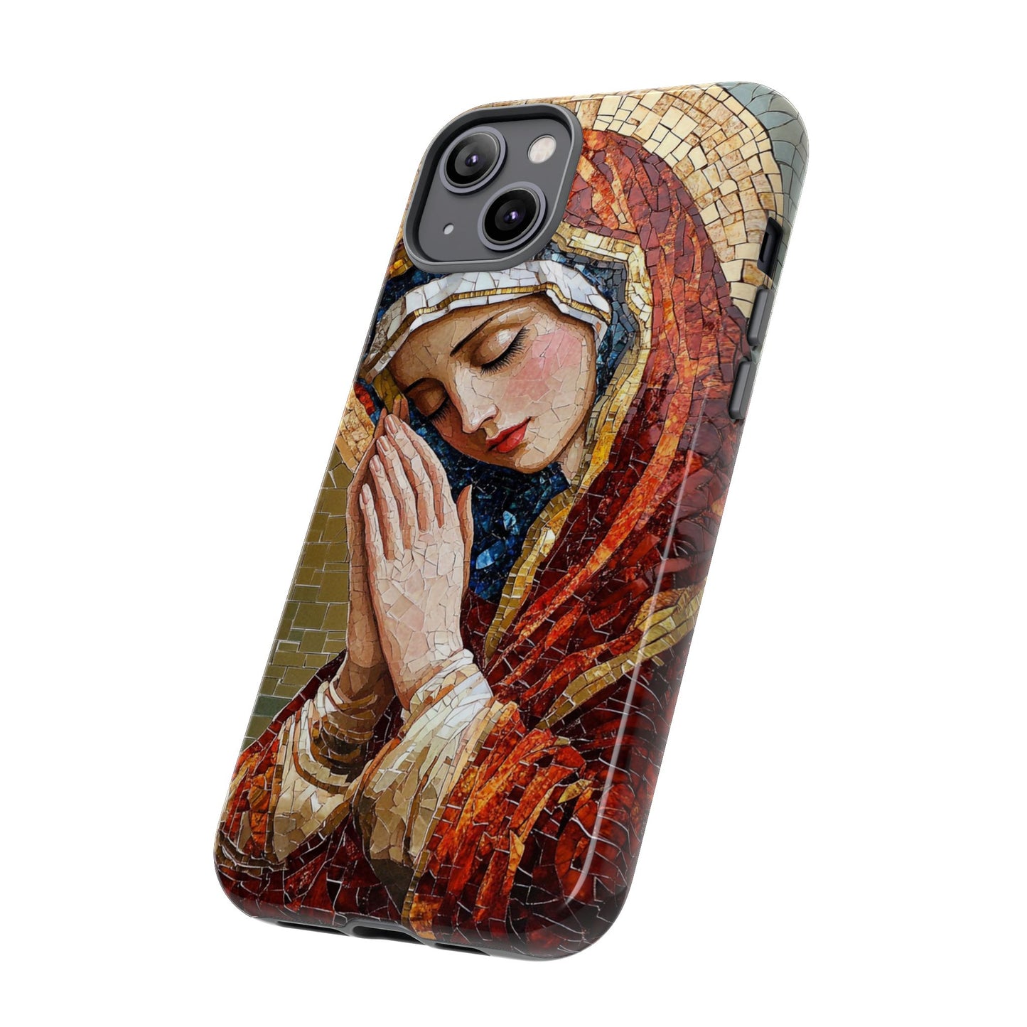 Virgin Mary Phone Case, Catholic Phone Case, Christian Aesthetic Case, Religious iPhone Case, Saint Art Case, Faith Gift