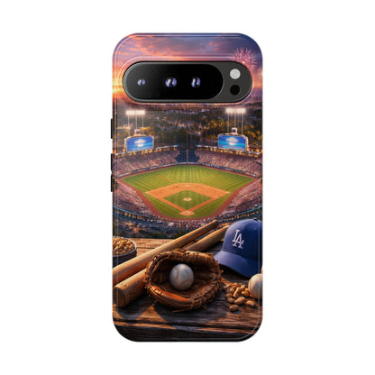 Baseball Sunset Stadium Phone Case LA Game Day Sports Aesthetic Case