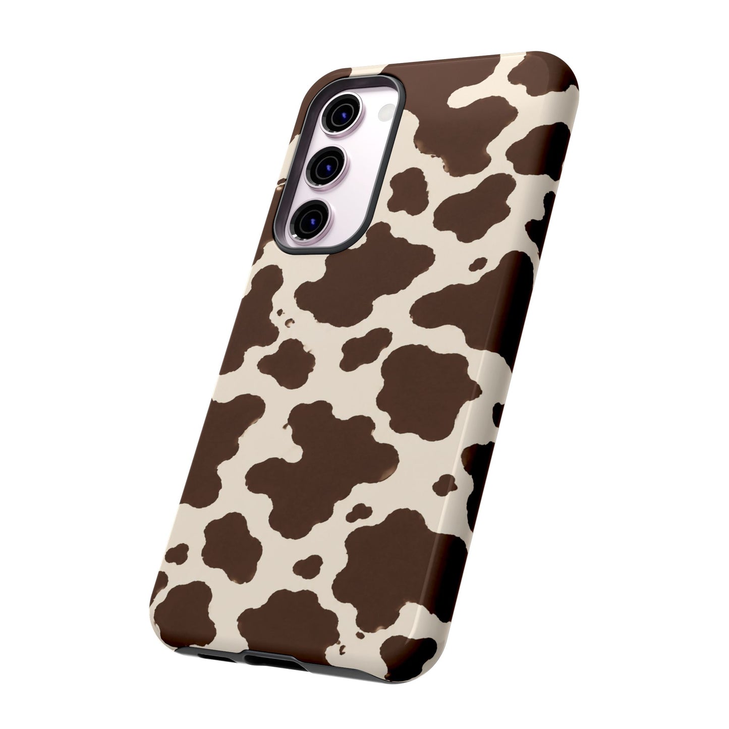 Western Cow Print Tough Phone Case for iPhone Samsung Galaxy Pixel