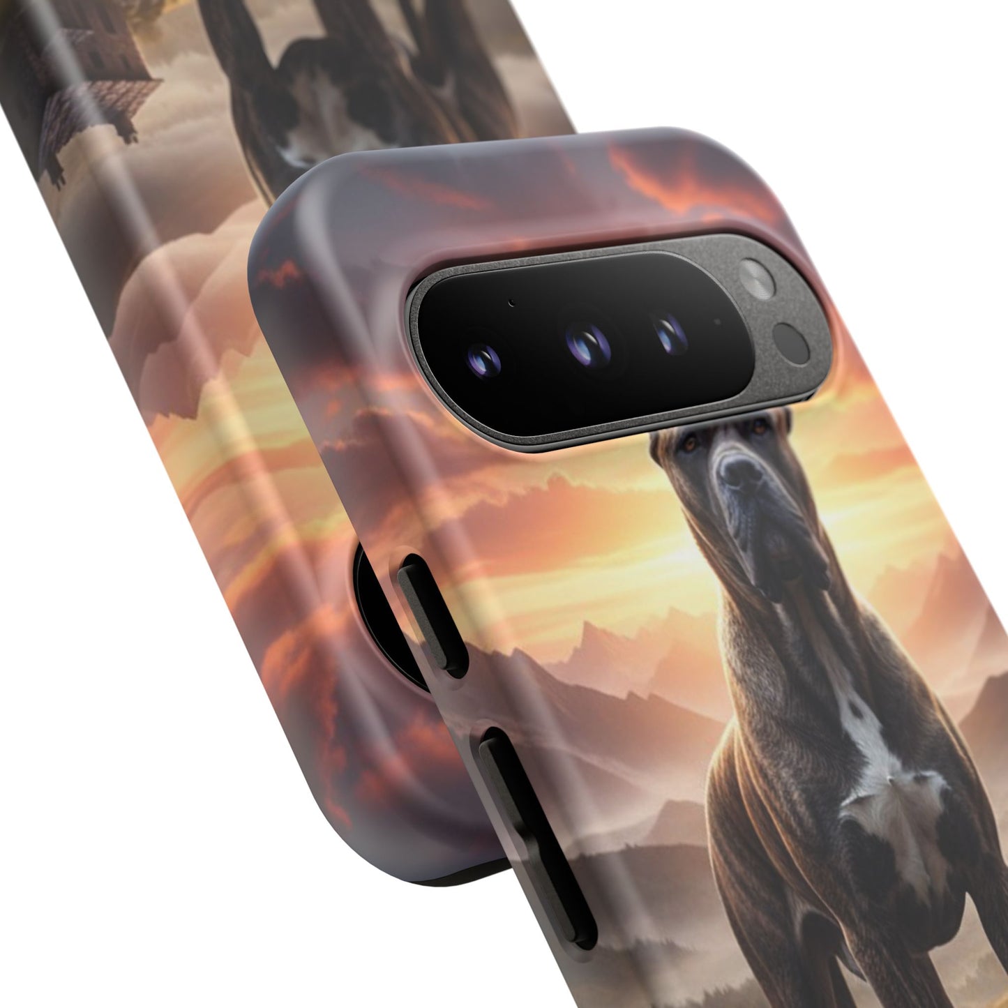 Cane Corso Phone Case – Guard Dog Sunset Tough Case (iPhone, Samsung, Pixel) | Dog Lover Gift