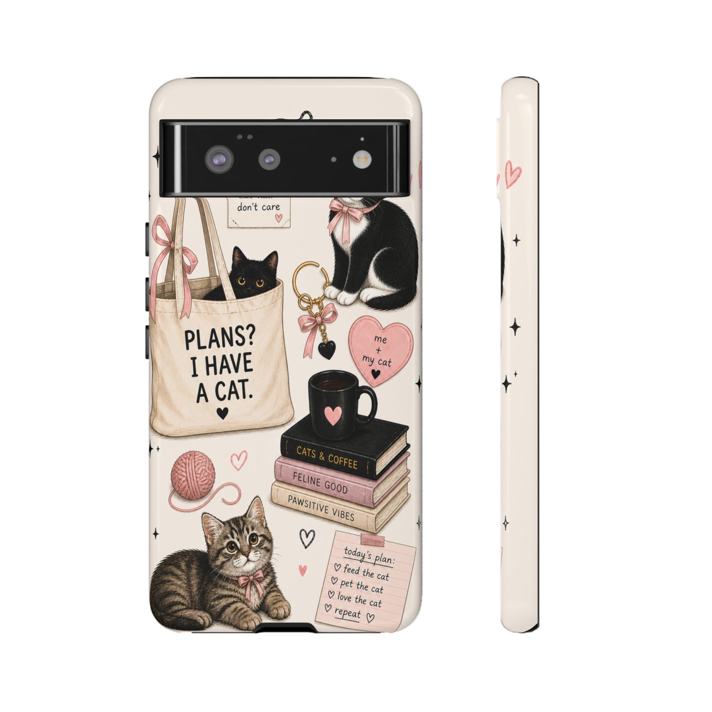 Cat Lover Phone Case | Plans? I Have A Cat Cute Aesthetic Cover