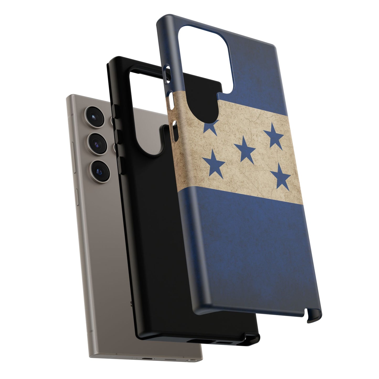 Honduras Flag Phone Case | Vintage Honduran Flag iPhone & Samsung Tough Protective Case