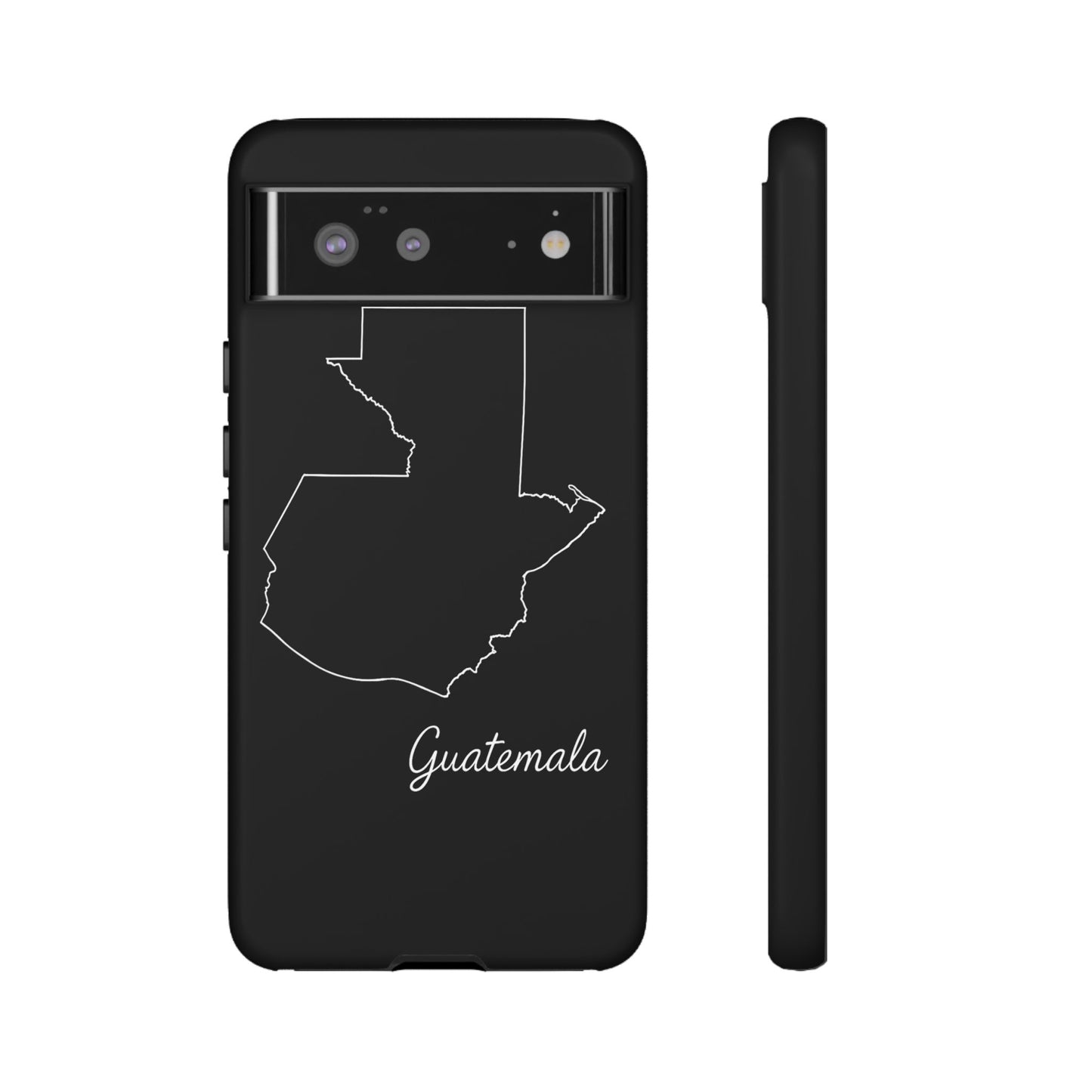 Guatemala Outline Phone Case – Minimal Country Map Tough Case (iPhone, Samsung, Pixel)