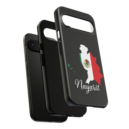 Nayarit Mexico Flag Map Phone Case | Mexican American Pride Tough Case for iPhone & Samsung