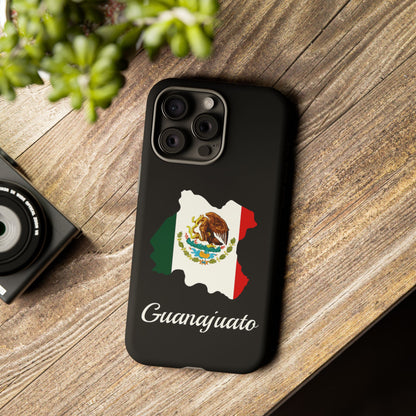 Guanajuato Mexico Flag Map Phone Case | Mexican American Pride Tough Case for iPhone & Samsung