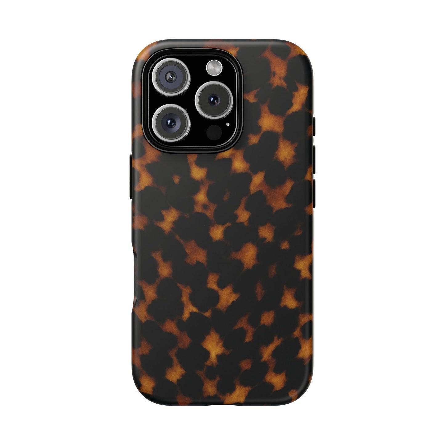 Tortoiseshell Phone Case – Brown Leopard Pattern Luxury Tough Protective Case