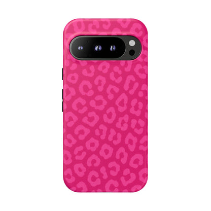 Hot Pink Leopard Phone Case – Bold Coquette Aesthetic Tough Case