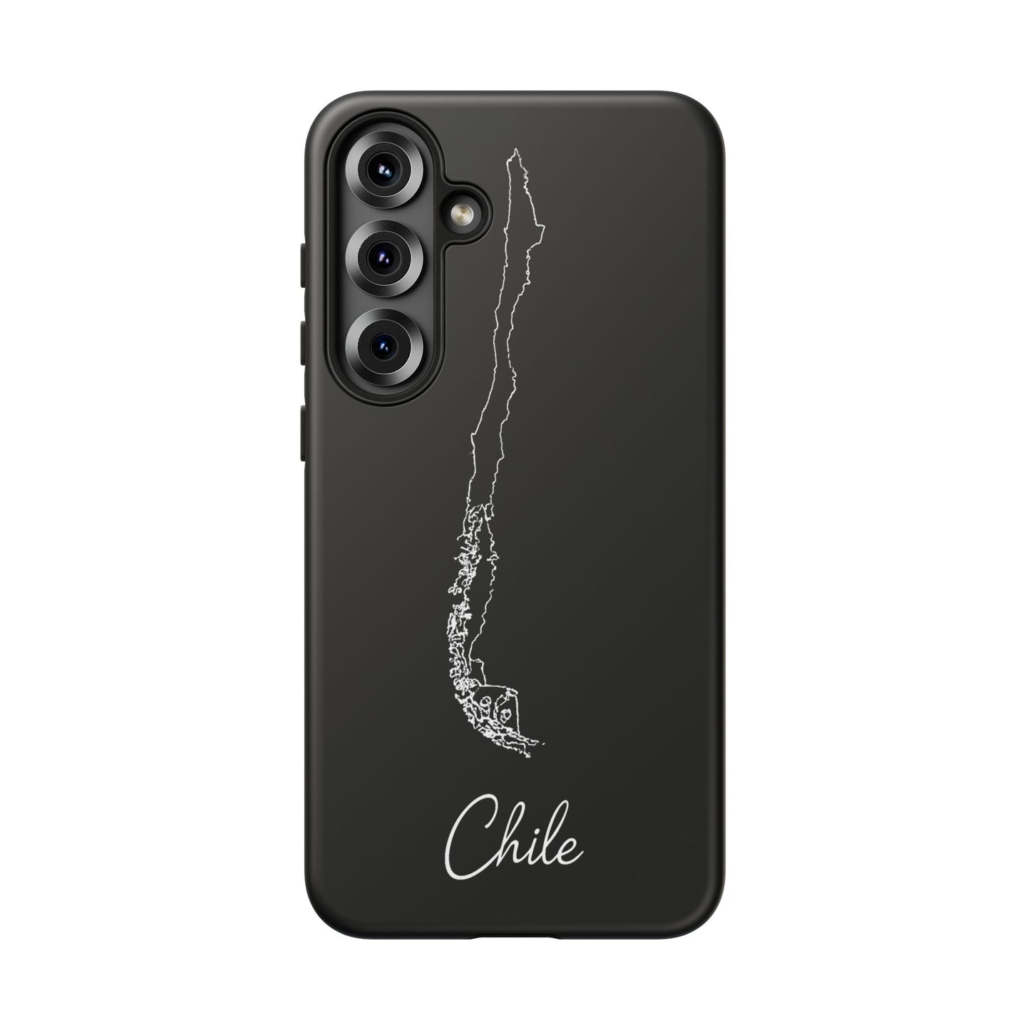 Chile Outline Phone Case – Minimal Country Map Tough Case (iPhone, Samsung, Pixel)