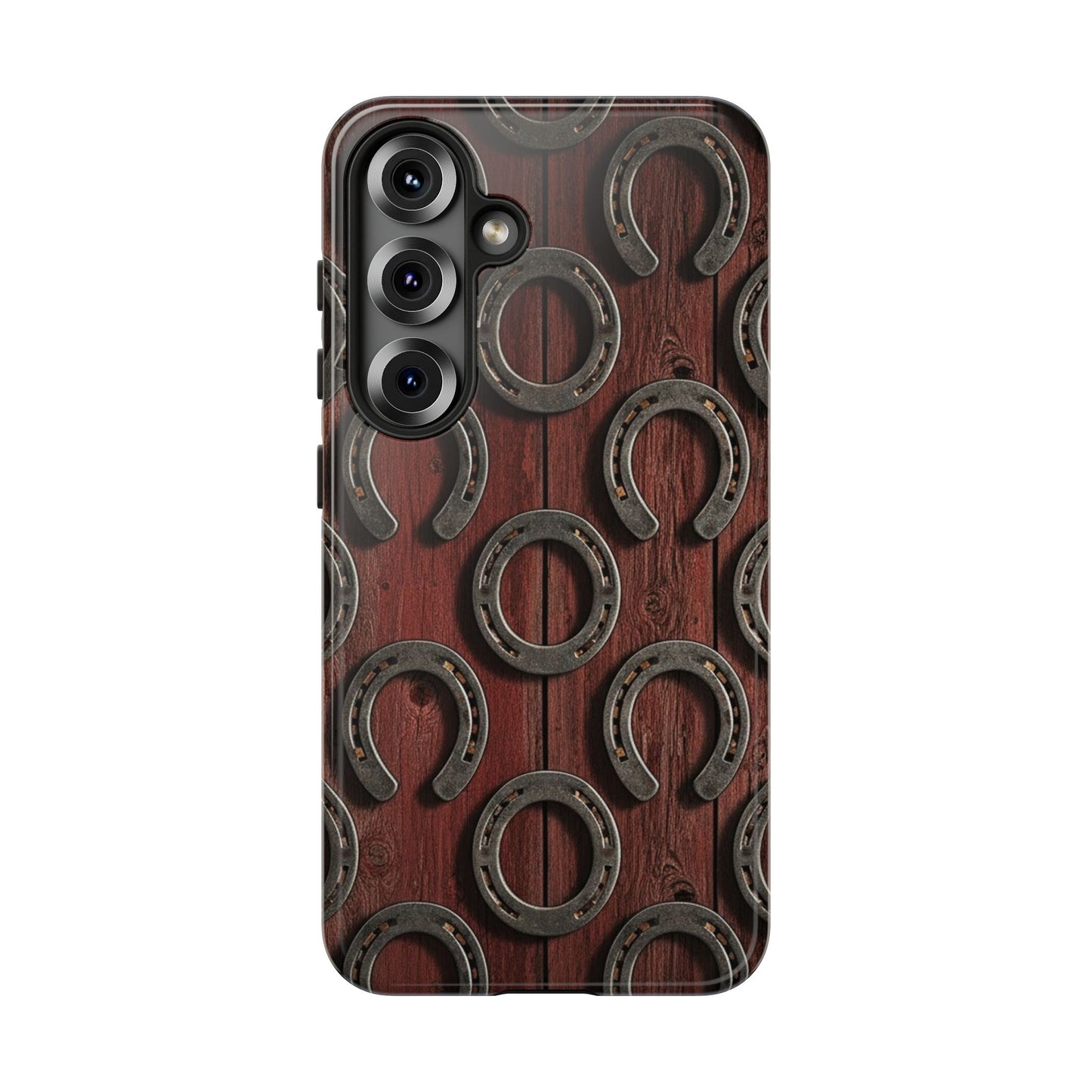 Rustic Horseshoe Western Phone Case – Cowboy Country Ranch Tough Case