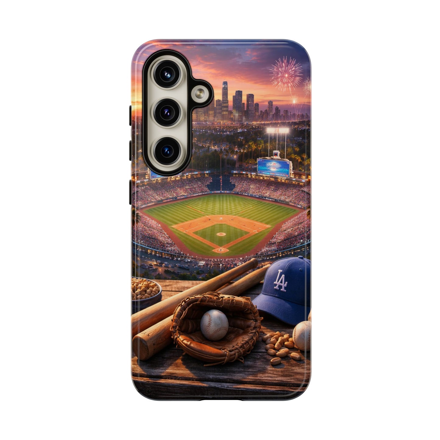 Baseball Sunset Stadium Phone Case LA Game Day Sports Aesthetic Case