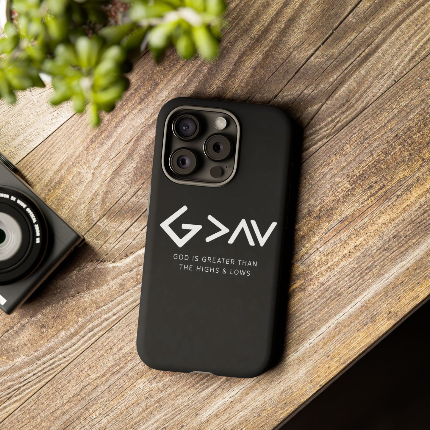 God Is Greater Than The Highs & Lows G>∧∨ Christian Phone Case