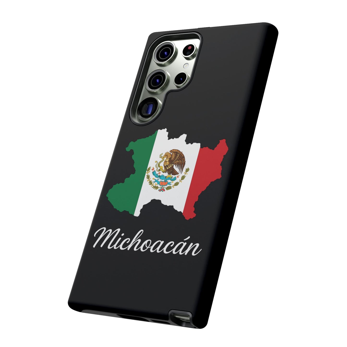 Michoacán Mexico Flag Map Phone Case | Mexican American Pride Tough Case for iPhone & Samsung