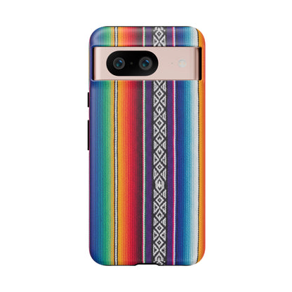 Serape Stripe Phone Case – Colorful Mexican Blanket Pattern Tough Case