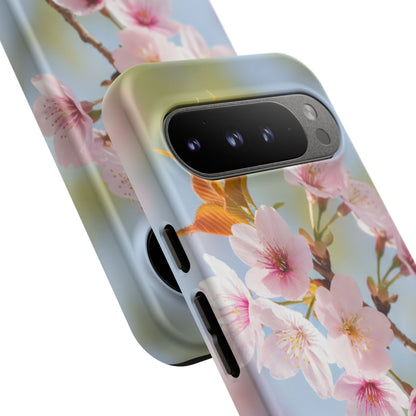 Cherry Blossom Phone Case – Pink Floral Tough Case (iPhone, Samsung Galaxy, Pixel)