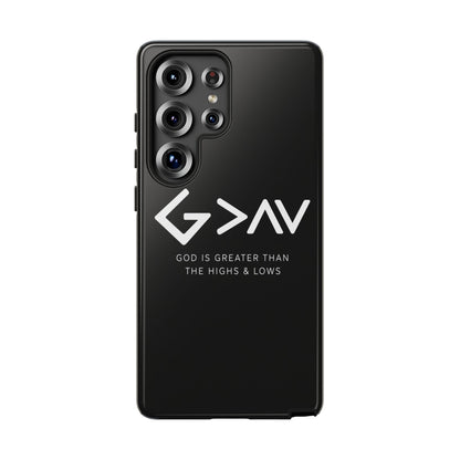 God Is Greater Than The Highs & Lows G>∧∨ Christian Phone Case