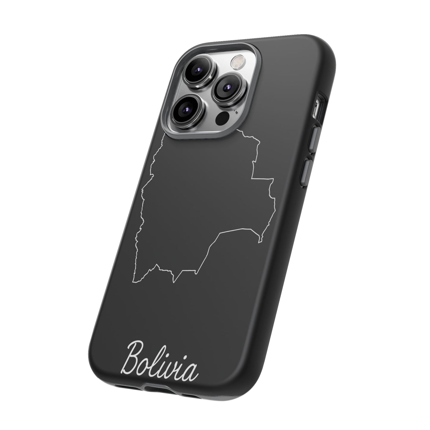 Bolivia Outline Phone Case – Minimal Country Map Tough Cover