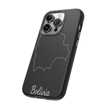 Bolivia Outline Phone Case – Minimal Country Map Tough Cover