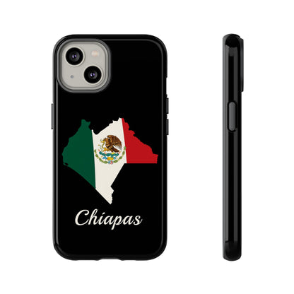 Chiapas Mexico Flag Map Phone Case | Mexican American Pride Tough Case for iPhone & Samsung