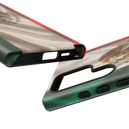 Mexico Flag Phone Case | Mexican Pride iPhone & Samsung Case | Tricolor Aesthetic Tough Protective Cover