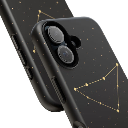 Capricorn Zodiac Constellation Phone Case – Luxe Gold Celestial Cover