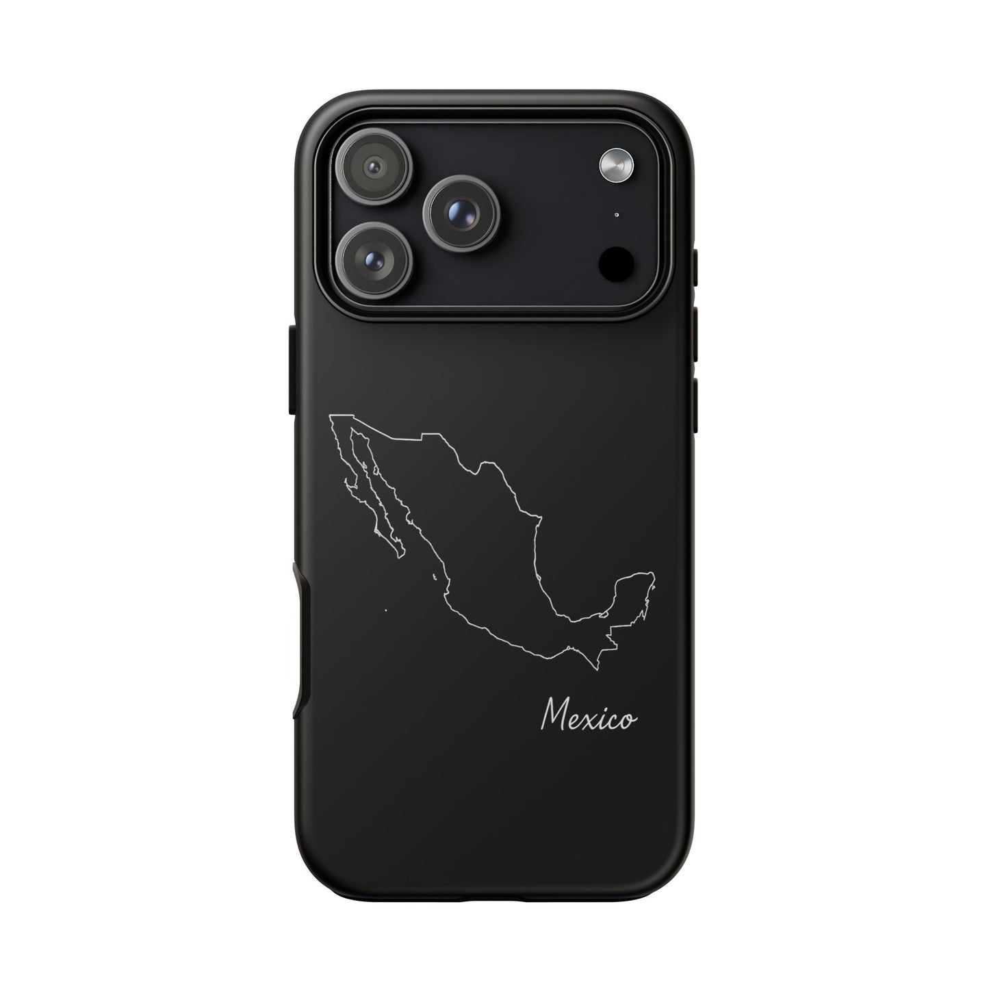 Mexico Outline Phone Case – Minimal Country Map Tough Case (iPhone, Samsung, Pixel)