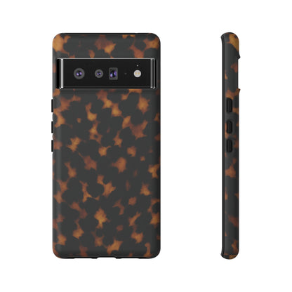 Tortoiseshell Phone Case – Brown Leopard Pattern Luxury Tough Protective Case
