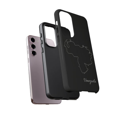 Venezuela Outline Phone Case – Minimal Country Map Tough Case (iPhone, Samsung, Pixel)