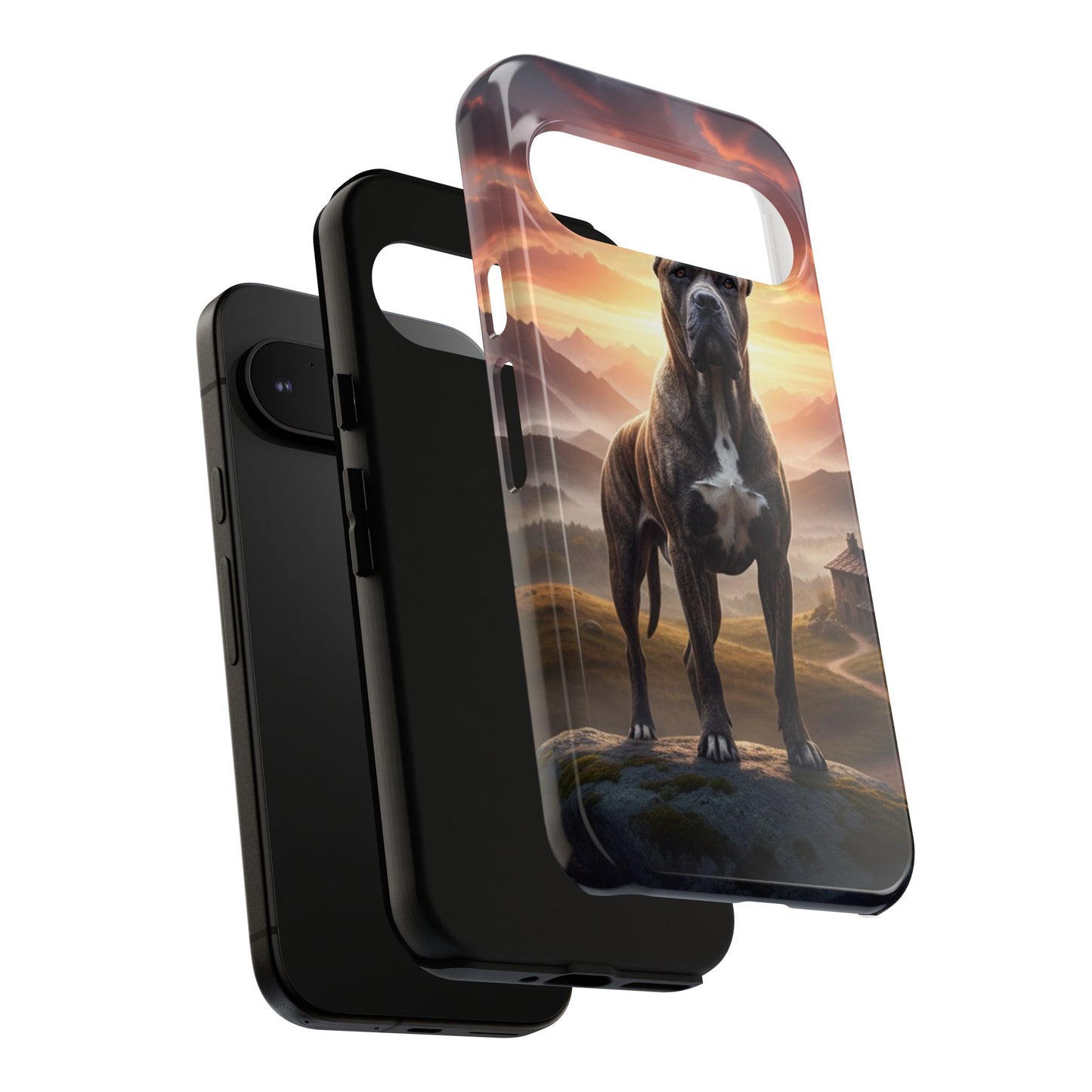 Cane Corso Phone Case – Guard Dog Sunset Tough Case (iPhone, Samsung, Pixel) | Dog Lover Gift