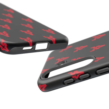 Mazatlán Bull Phone Case – Black Red Streetwear Tough Shockproof Cover