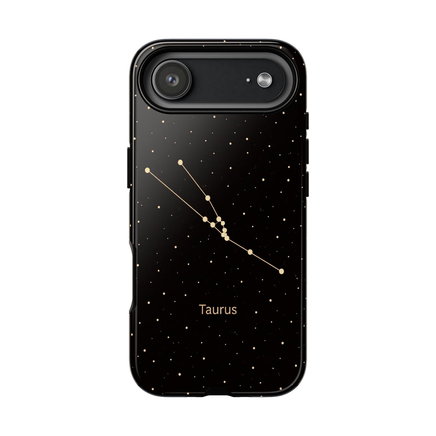 Taurus Zodiac Constellation Phone Case – Luxe Gold Celestial Cover